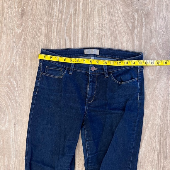 Banana Republic Factory Dark Wash Skinny Fit Jean Size 10 30 - Picture 7 of 14